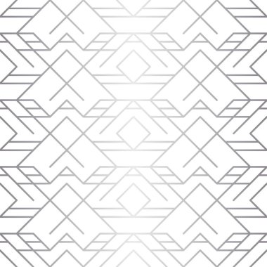 Gümüş doku. Kesintisiz geometrik desen. Gümüş arka plan. Vektör seamless modeli. Rhombus ve düğümleri ile geometrik arka plan. Soyut geometrik desen. vektör çizim