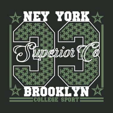 t-shirt, Nyc vintage grafiği, özgün spor amblemi, grafik baskı etiket spor