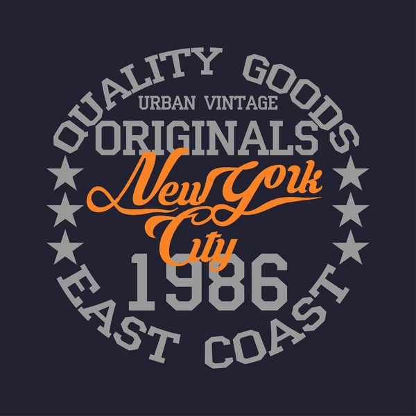 New York tipografi, t-shirt vintage, tasarım grafik, adam Nyc, özgün tasarım giyim, giyim, grafik tasarım, amblem yazdırma