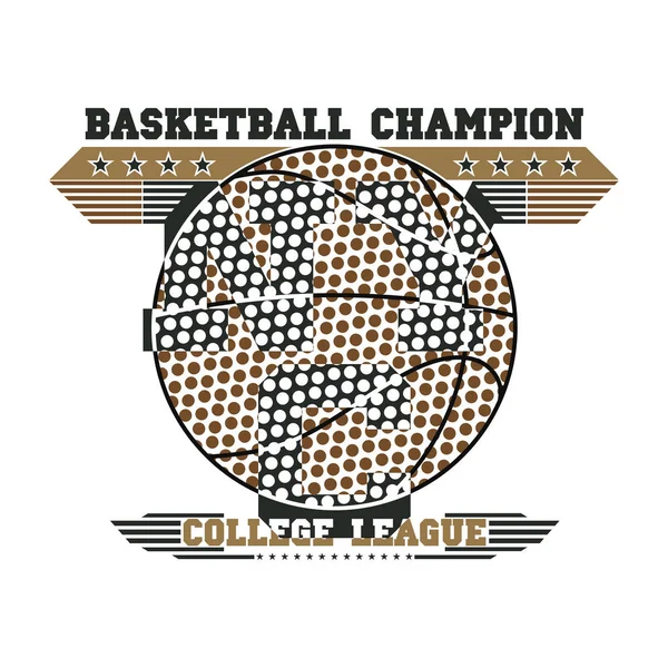 basketball vintage graphic for t-shirt, sport emblem design, graphic Print label