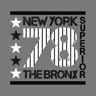New York tipografi, t-shirt Bronx, tasarım grafik, baskı Nyc, özgün tasarım giyim, giyim, grafik tasarım, amblem dostum
