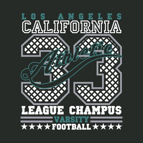 Los Angeles t-shirt, California grafik, spor amblemi tasarım, grafik baskı etiket