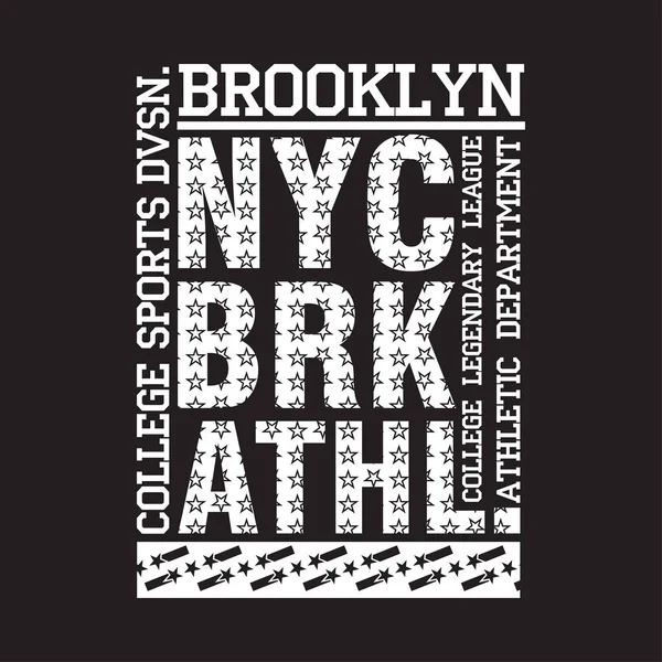 New York tipografisi, tişört Brooklyn, tasarım grafikleri, matbaacı NYC, orijinal tasarım giysileri.