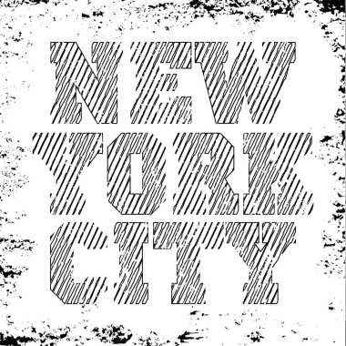 New York tipografisi, tasarım grafiği, tişört baskıcısı NYC, orijinal tasarım giysileri, giysi, grafik tasarımı, amblem