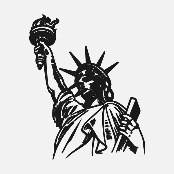 Symbol Statue Liberty Monument New York Landmark America United States — Stock Photo, Image