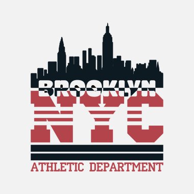 New York tipografisi, tişört Brooklyn, tasarım grafikleri, matbaacı NYC, orijinal tasarım giysileri.