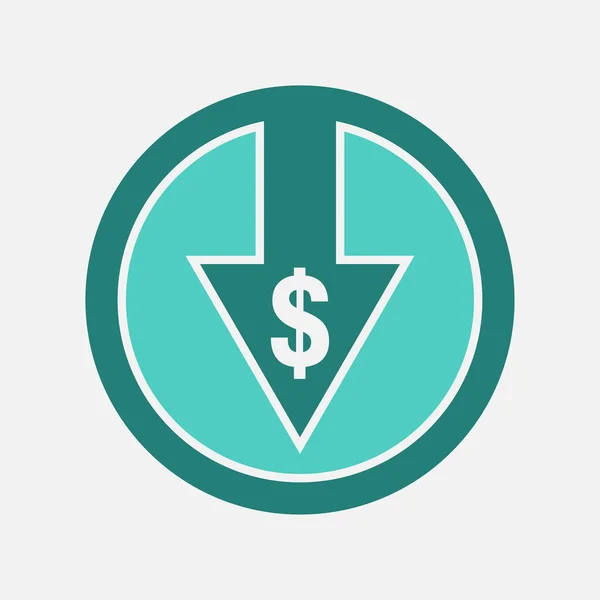 maliyet azaltma, iş kavramı, Döviz Alış irsaliyesi kutsal kişilerin resmi, resim, düz stil simgesi