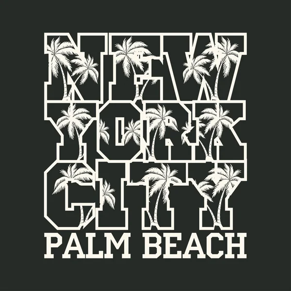 Shirt Los Angeles Kalifornien Sport Slitage Sport Surfing Typografi Emblem — Stock vektor