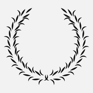 simge defne çelengi, spotrs tasarım - vektör çizim siyah