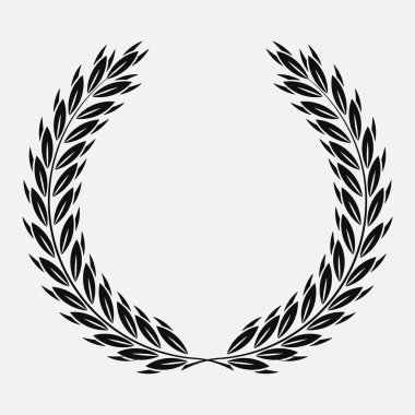 simge defne çelengi, spotrs tasarım - vektör çizim siyah