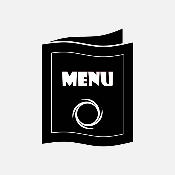 Menu Icona Servizio Camera Caffetteria Pizzeria Bar Immagine Completamente Modificabile — Foto Stock