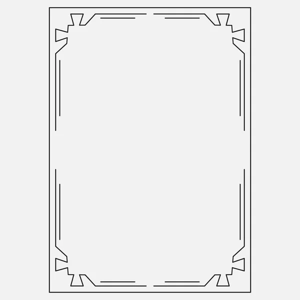 Imagen Vectorial Marco Ornamental Decorativo Diseño Original — Archivo Imágenes Vectoriales