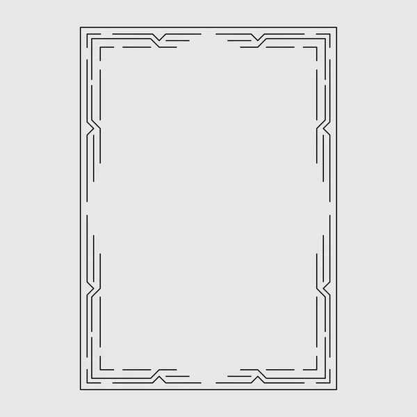 Векторное изображение, декоративная декоративная рамка, оригинальный дизайн — стоковый вектор