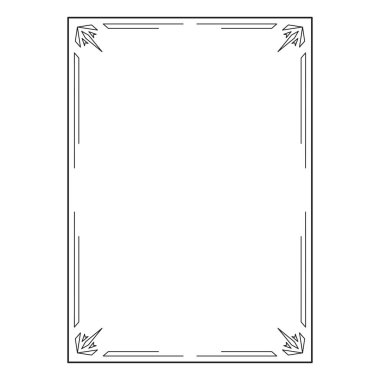 vektör resmi, vintage çerçeveler, dekoratif dekoratif çerçeve, orijinal tasarım, tasarımınız için fikir