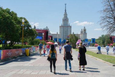 16 Haziran, Moskova, Rusya Federasyonu. Moskova FIFA Fan Fest