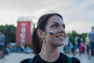 16 Haziran, Moskova, Rusya Federasyonu. Moskova FIFA Fan Fest