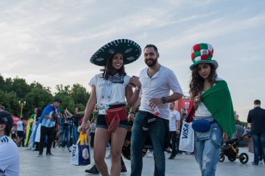 16 Haziran, Moskova, Rusya Federasyonu. Moskova FIFA Fan Fest