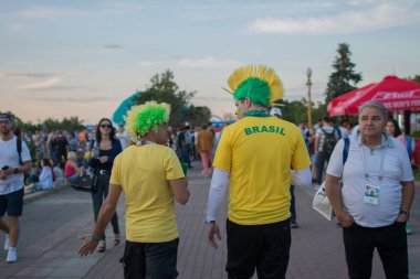 16 Haziran, Moskova, Rusya Federasyonu. Moskova FIFA Fan Fest