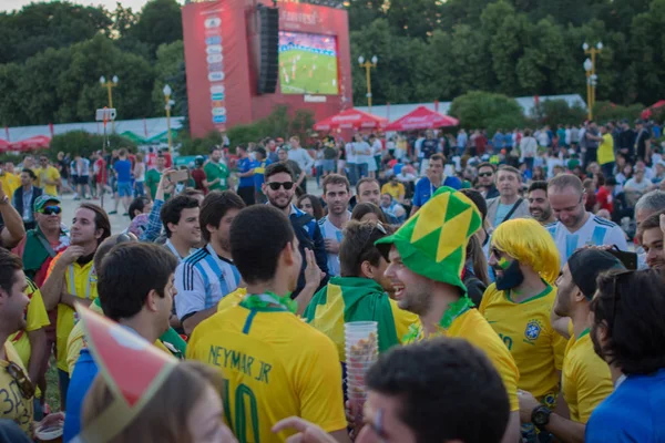 16 Haziran, Moskova, Rusya Federasyonu. Moskova FIFA Fan Fest