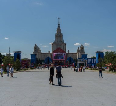 16 Haziran, Moskova, Rusya Federasyonu. Moskova FIFA Fan Fest