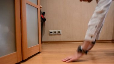 Şınav evde ofis müdürü