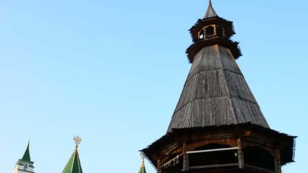 Izmailovsky Kremlin Kremlin Izmailovo Moscú Rusia Uno Los Monumentos Más — Vídeos de Stock