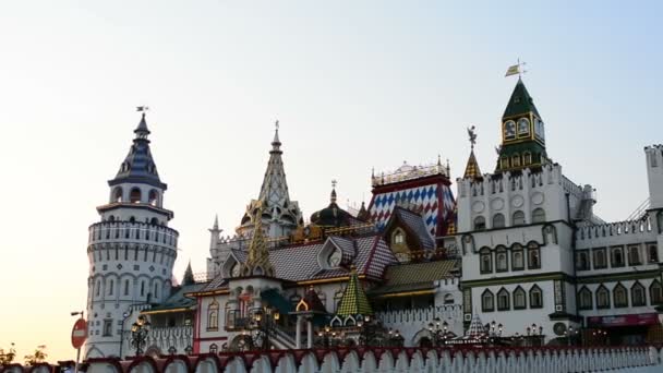 Izmailovsky Kremlin Kremlin Izmailovo Moscou Russie Est Des Monuments Les — Video