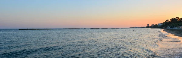 Кришталево Чистими Водами Пісковика Скелі Середземне Море Кіпр — стокове фото