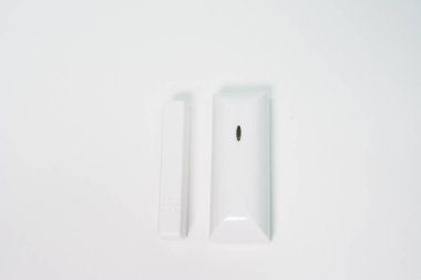 Güvenlik ve Yangın sensörleri ve alarm donanımları beyaz arka plan üzerinde. sinyal için bileşenleri. Güvenlik ve Yangın sensörleri ve alarm donanımları beyaz arka plan üzerinde. sinyal için bileşenler.