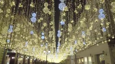 Chritmas için güzel sokak aydınlatmaları