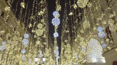 Chritmas için güzel sokak aydınlatmaları