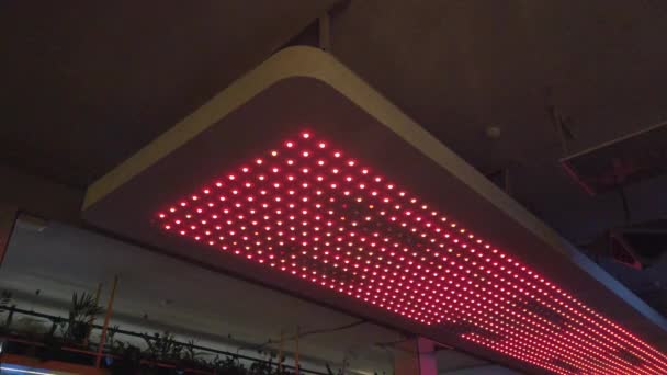 Jasné barevné Led Smd video stěny s vysokou sytostí vzory — Stock video