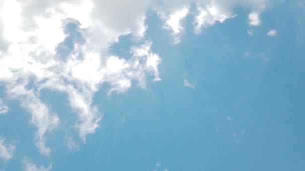 Hermoso Cielo Azul Con Nubes Background Sky Nubes Clouds Sky — Vídeo de stock