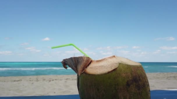 Coco Praia Varadero Cuba — Vídeo de Stock