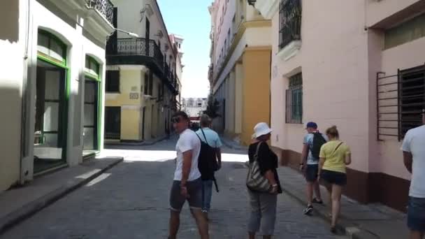 Havana Küba Nisan 2019 Havana Ikonik Popüler Bir Turizm Merkezidir — Stok video