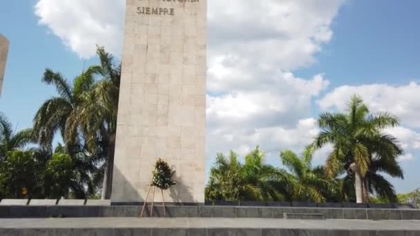 Kuba Det Santa Clara Monument Che Guevara — Stockvideo