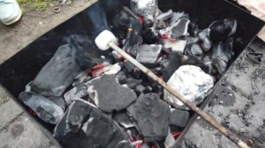 Barbekü kamp 4k sonra Lokum Izgara