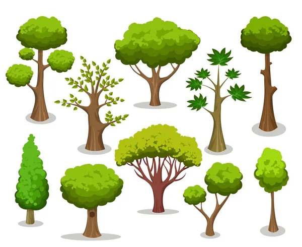 karikatür ağaç toplama