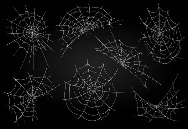 Conjunto de iconos Cobweb — Vector de stock