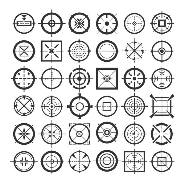 Target crosshair icons