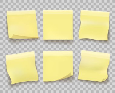 Şeffaf kağıda sarı Not