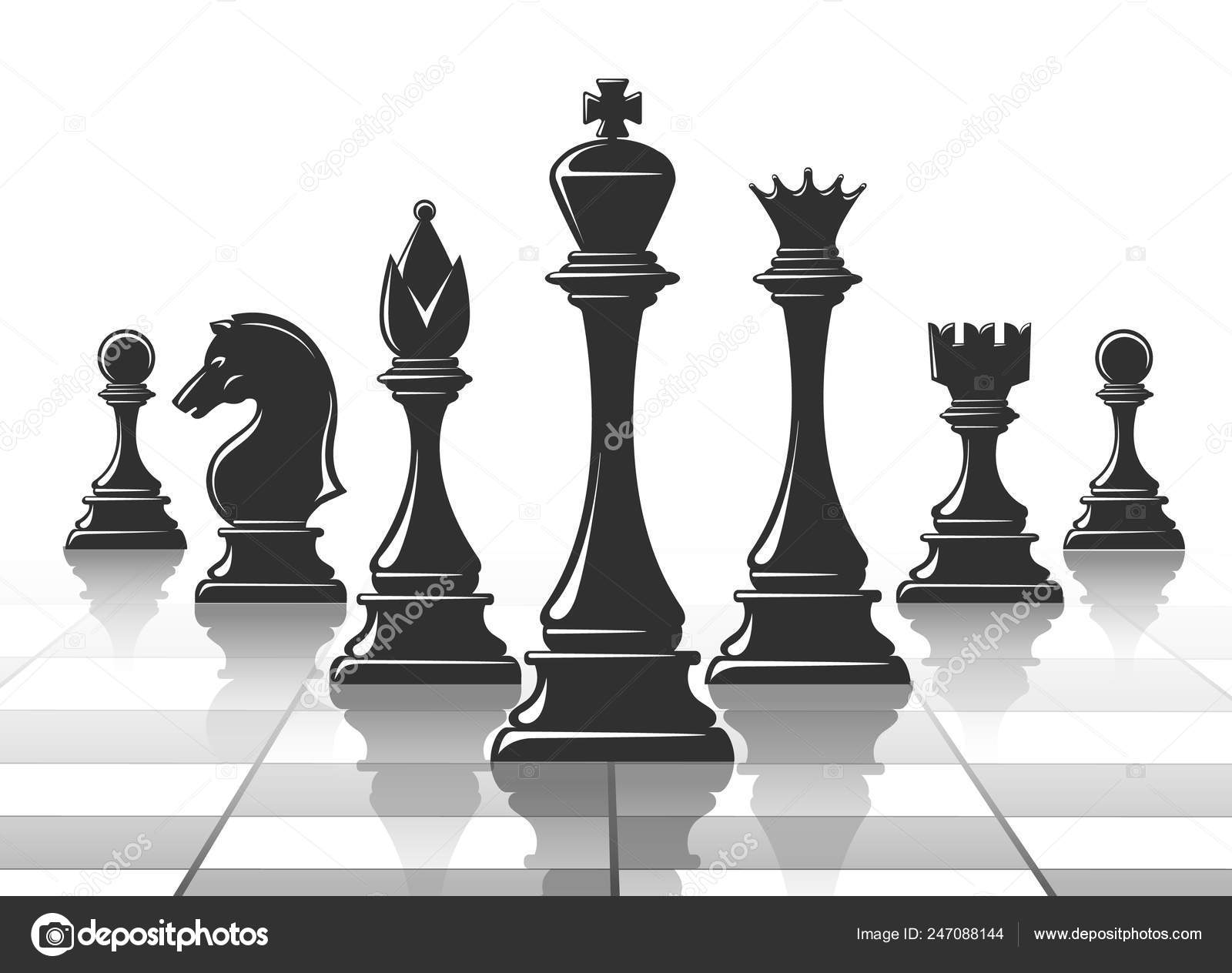 Jogo de xadrez, checkmate ilustração do vetor. Ilustração de