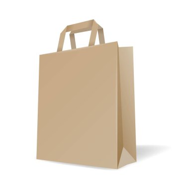 gerçekçi kağıt çanta