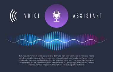 Soundwaves recognition assistant clipart