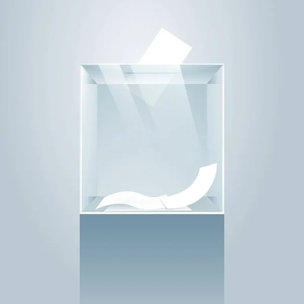 Balota caja de vidrio — Archivo Imágenes Vectoriales