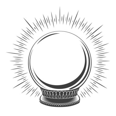 Boş sihirli küre kroki