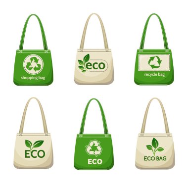 Yeniden kullanılabilir çanta seti