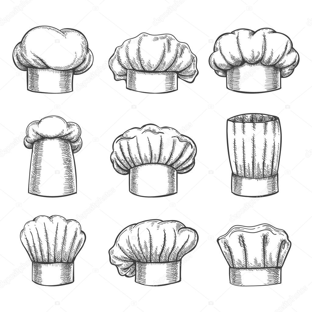 Cook chef hats