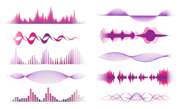Радіо звукові хвилі — стоковий вектор