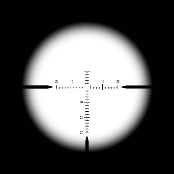 Vista óptica del rifle — Archivo Imágenes Vectoriales